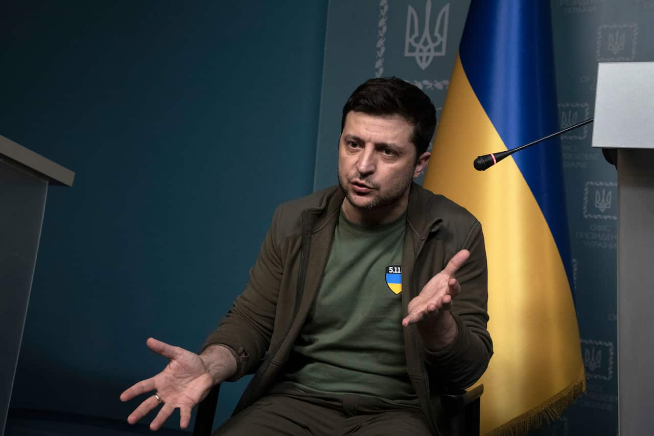 Ukrainian President Volodymyr Zelenskyy